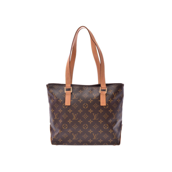 Louis Vuitton Leather Piano Cabas Tote Monogram Bag Brown - Picture 2 of 12